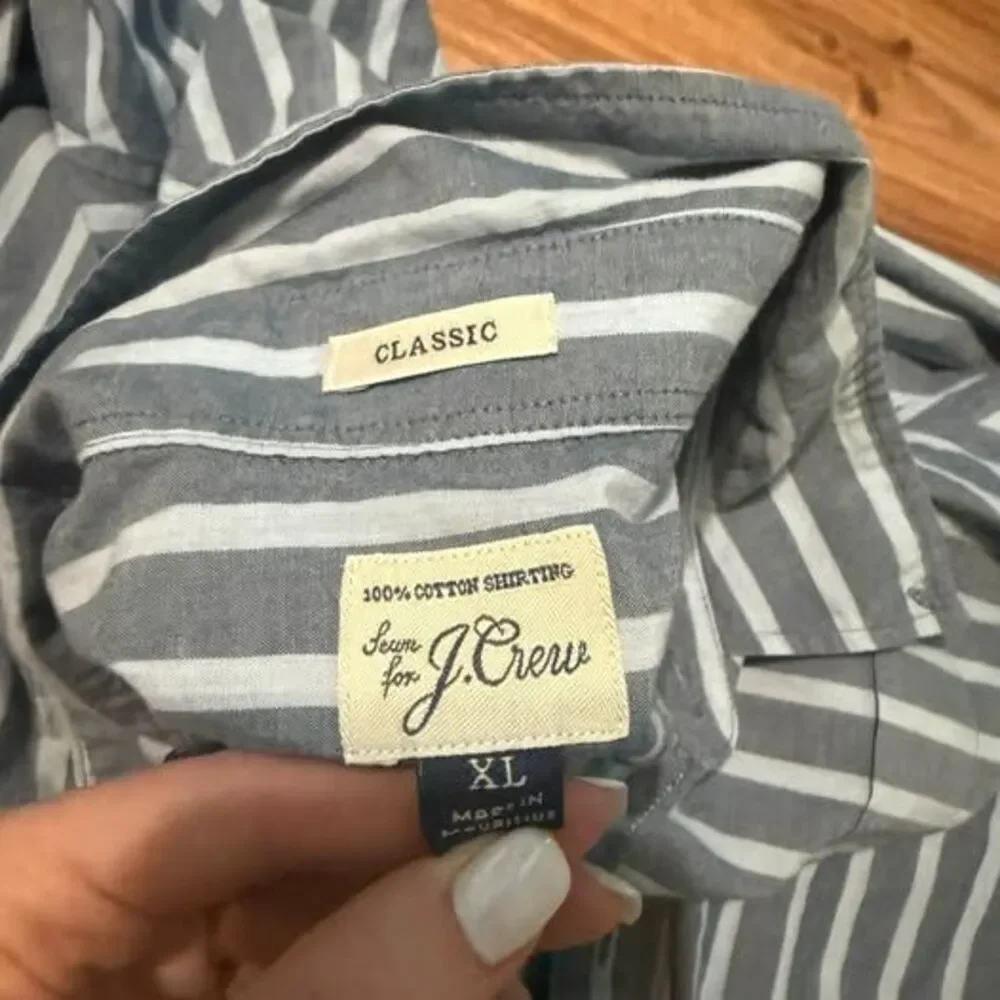 J.Crew Classic Fit Striped Shirt XL